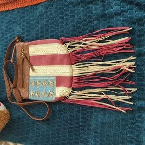 American flag purse